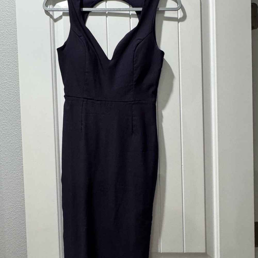 a'gaci Black Midi Dress